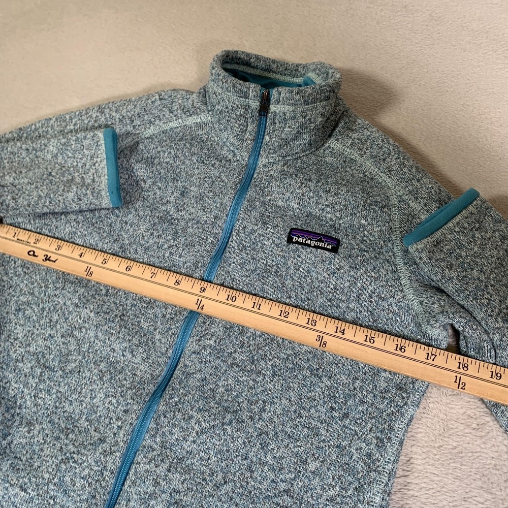 Patagonia Better Sweater Jacket Womens Small Blue Full Zip Fleece Hiking Ladies - Picture 3 of 9